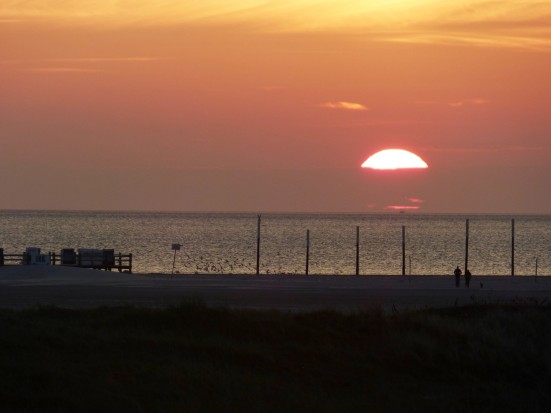 Sonnenuntergang an der Nordsee