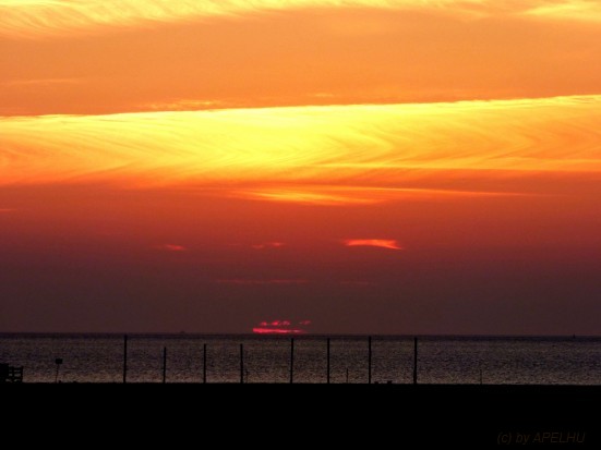 Sonnenuntergang an der Nordsee